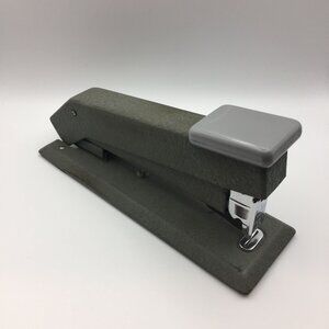 Vintage Retro Bostitch Stapler Heavy Duty Gray Work Office Desk Paperwork Tool